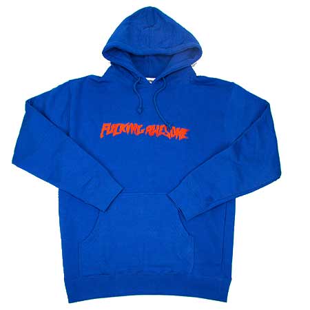 Fucking Awesome Embroidered Logo Pullover Hooded Sweatshirt in 