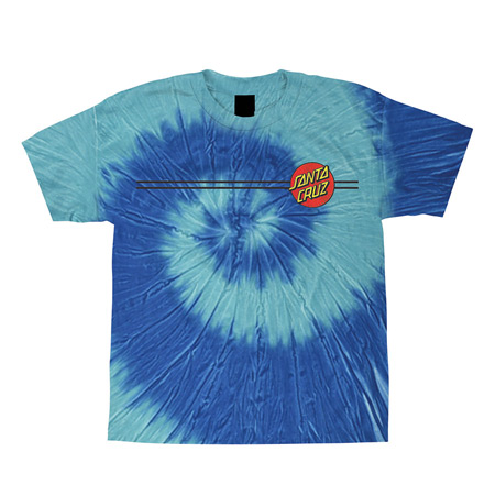 Santa Cruz Classic Dot Youth Tie Dye T Shirt in stock at SPoT Skate Shop