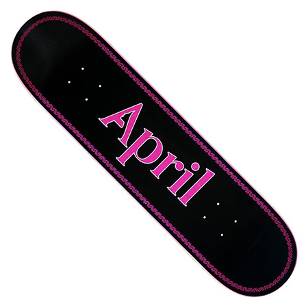 April Skateboards OG Logo Deck in stock at SPoT Skate Shop