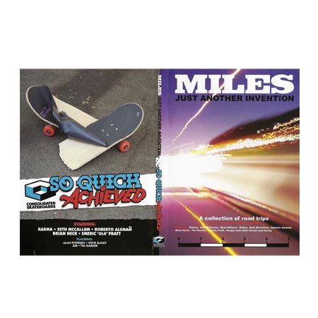 Consolidated Miles Just Another Invention & So Quick Achieved DVD in stock  at SPoT Skate Shop