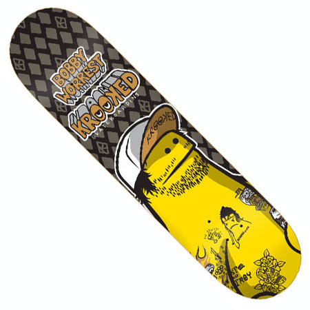 Krooked Bobby Worrest Shmoo Deck in stock at SPoT Skate Shop