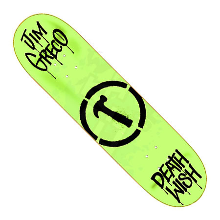 Deathwish Jim Greco Hammer Glow Deck in stock at SPoT Skate Shop