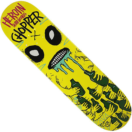 Heroin Skateboards Chopper Monster Deck in stock at SPoT Skate Shop