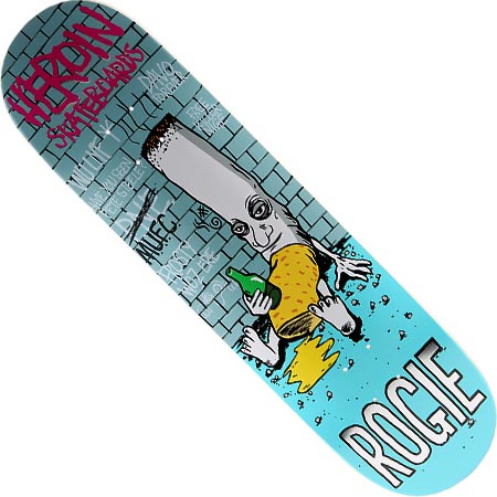 Heroin Skateboards Rogie Cig Deck in stock at SPoT Skate Shop