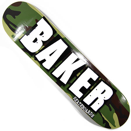 Baker Camo Brand Logo Deck in stock at SPoT Skate Shop