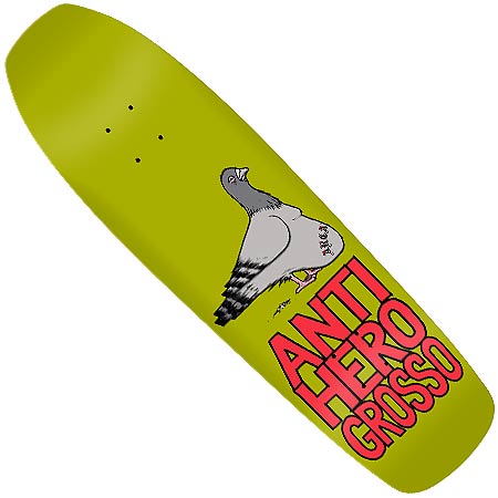 Anti-Hero Jeff Grosso Fattest Pigeon Shaped Deck in stock at SPoT Skate Shop