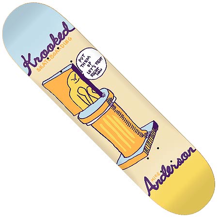 Krooked Mike Anderson Prize Fighter Deck in stock at SPoT Skate Shop