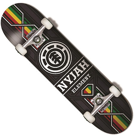 Nyjah Stripes Complete Skateboard in stock SPoT Skate Shop