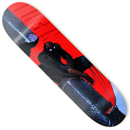 Primitive Skateboarding Primitive x Moebius x Marvel Robert Neal Spiderman  Deck in stock at SPoT Skate Shop