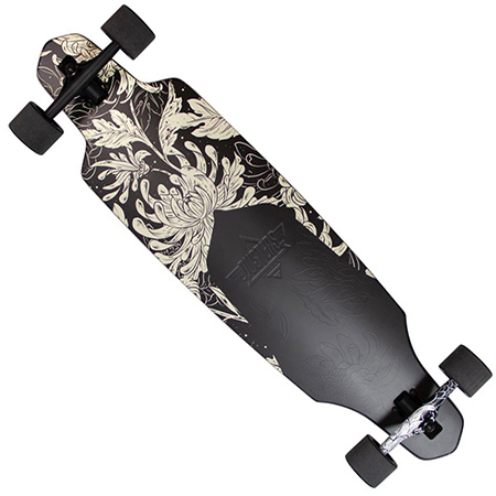 Dusters Channel Blooming Longboard Complete Skateboard in stock at SPoT  Skate Shop