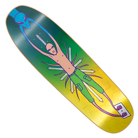 New Deal Skateboards Mike Vallely Alien Heat Transfer Shaped Deck in stock  at SPoT Skate Shop