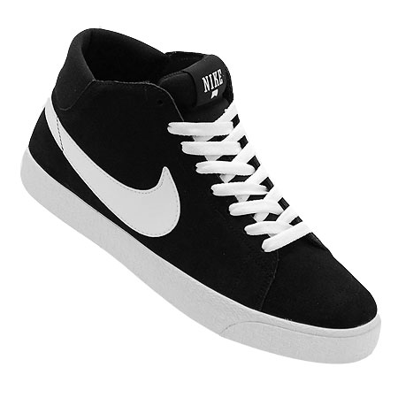 Nike Blazer Mid LR Shoes, Black/ White in stock at SPoT Skate Shop