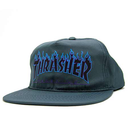 Thrasher Magazine Flame Snap-Back Hat in stock at SPoT Skate Shop