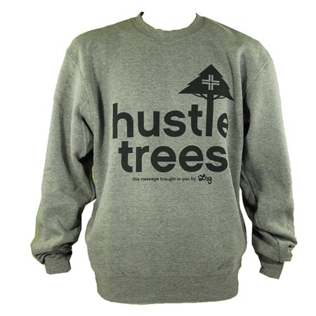 LRG Hustle Trees Crew-Neck Sweatshirt in stock at SPoT Skate Shop