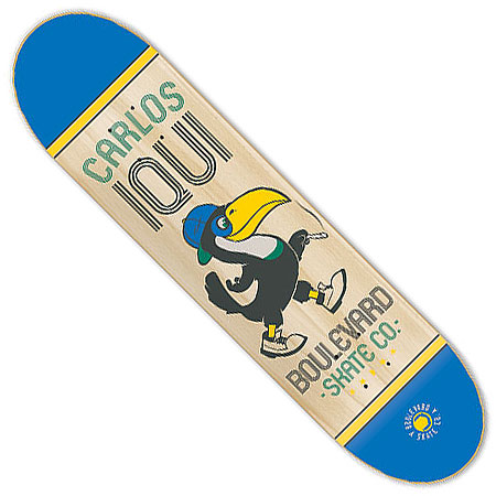 BLVD Skateboards Carlos Iqui Mascot Deck in stock at SPoT Skate Shop