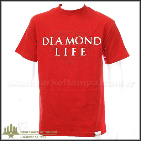Diamond Diamond Life T Shirt in stock at SPoT Skate Shop