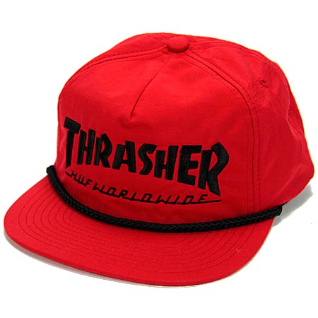 HUF HUF x Thrasher Rope Logo Snap-Back Hat in stock at SPoT Skate Shop