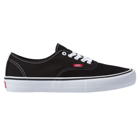 Vans Authentic Pro Shoes, Black/ Light Gum in stock at SPoT Skate Shop