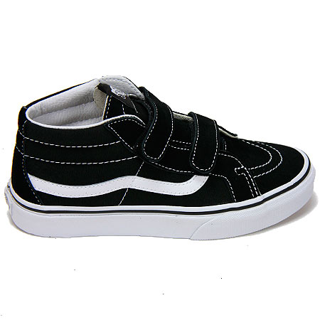 black and white vans youth