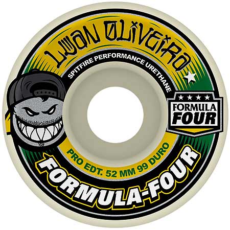 Spitfire Luan Oliveira Signature Formula Four Conical Shaped 99d Wheels in  stock at SPoT Skate Shop