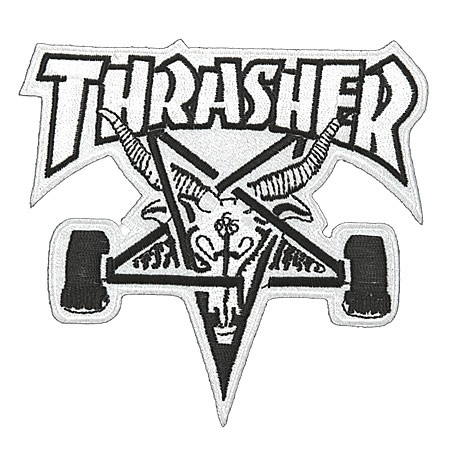 Thrasher Magazine Skate Goat Patch in stock at SPoT Skate Shop