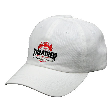 HUF Thrasher TDS Curve Visor 6 Panel Hat in stock at SPoT Skate Shop