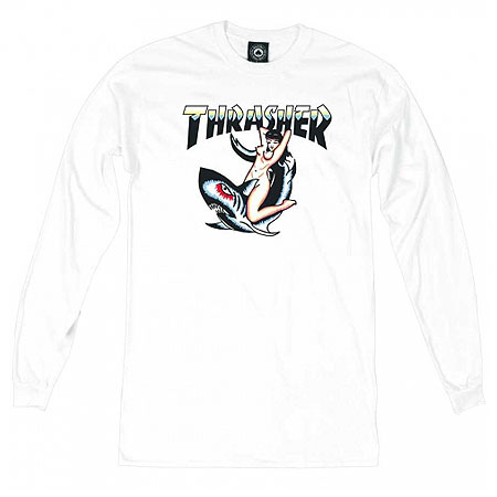 Thrasher Magazine Tattoo Long Sleeve T Shirt in stock at SPoT Skate Shop