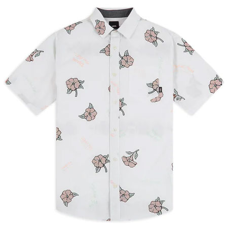 Vans Thank You Floral Button-Up Shirt in stock at SPoT Skate Shop