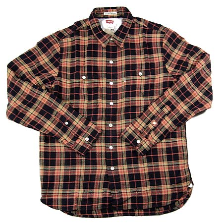 Levis Long Sleeve Button-Up Stock Work Shirt in stock at SPoT Skate Shop