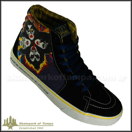 Vans Sk8-Hi KISS Rock And Roll Over Shoes in stock at SPoT Skate Shop