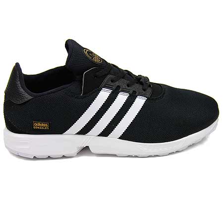adidas ZX Gonz Shoes, Black/ Running White in stock at SPoT Skate Shop