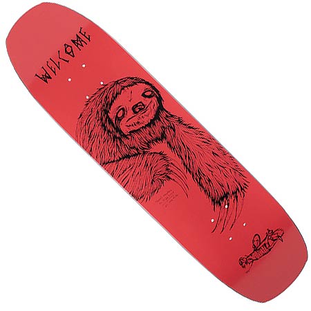 Welcome Skateboards Sloth on Wormtail Deck in stock at SPoT Skate Shop