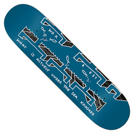 Krooked Bobby Worrest Sea Twin Tail Slick Deck in stock at SPoT Skate Shop