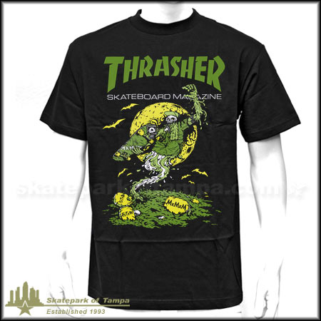 Thrasher Magazine Graveyard T Shirt in stock at SPoT Skate Shop