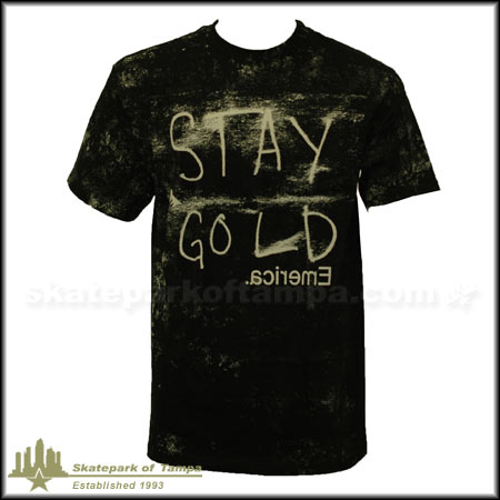 Emerica Stay Gold T Shirt in stock at SPoT Skate Shop