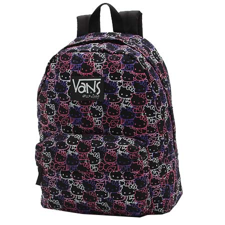 Vans Hello Kitty X Vans Red Bow Collage Backpack in stock at SPoT Skate Shop