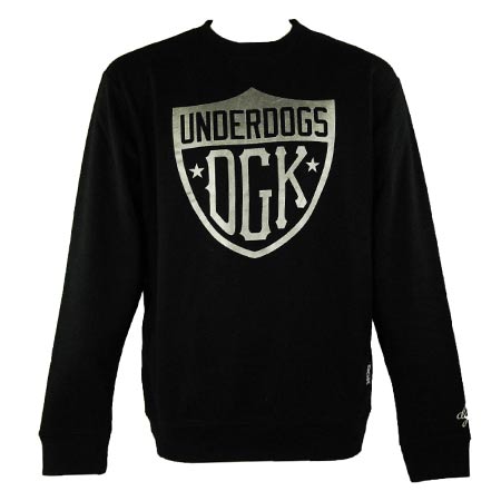 DGK Underdogs Fleece Crew Sweatshirt in stock at SPoT Skate Shop