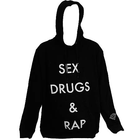 Diamond Sex Drugs & Rap Hooded Sweatshirt in stock at SPoT Skate Shop