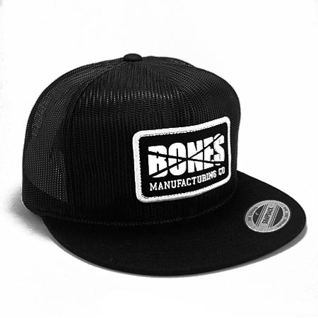 Bones Bones Manufacturing Mesh Trucker Hat in stock at SPoT Skate Shop