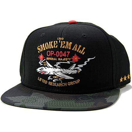 LRG Smoke Em All Snap-Back Hat in stock at SPoT Skate Shop
