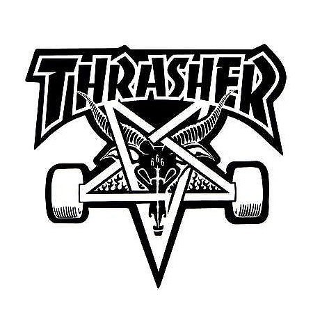 Thrasher Magazine Skategoat Sticker in stock at SPoT Skate Shop