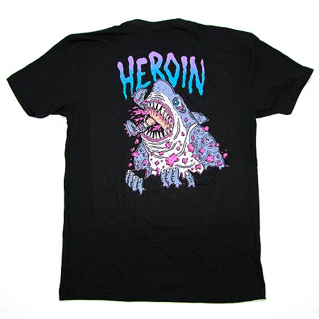 Heroin Skateboards Park Shark T Shirt in stock at SPoT Skate Shop