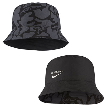 Nike SB Leaf Print Reversible Bucket Hat in stock at SPoT Skate Shop