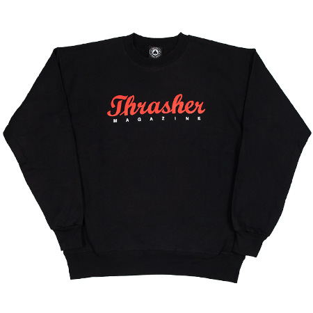 Thrasher Magazine Script Crew Neck Sweater in stock at SPoT Skate Shop
