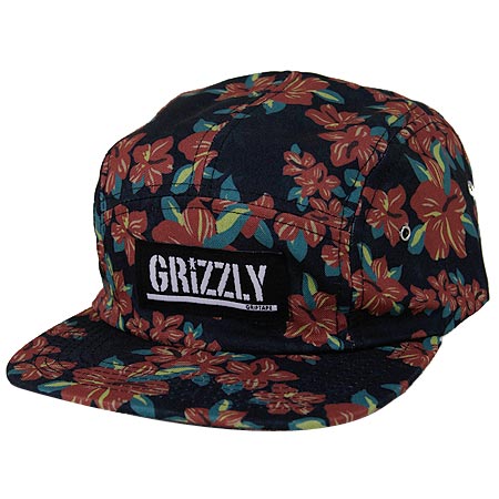 Grizzly Tropical High 5-Panel Strap-Back Hat in stock at SPoT Skate Shop