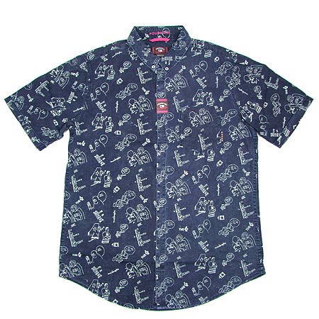 Fourstar Gonz Short Sleeve Button-Up Shirt in stock at SPoT Skate Shop
