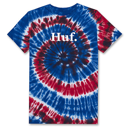 HUF 4th Of July Tie-Dye T Shirt in stock at SPoT Skate Shop