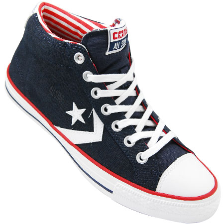 Converse Americana Star Player Skate Mid Shoes in stock at SPoT Skate Shop