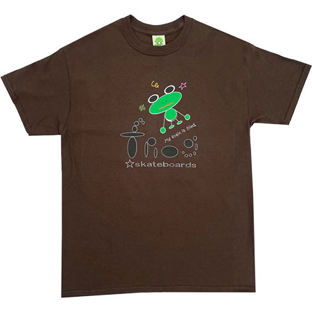 Frog Skateboards My Brain Is Fried T Shirt in stock at SPoT Skate Shop