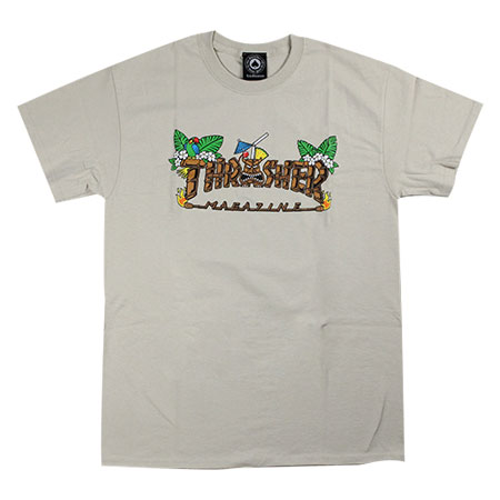 Thrasher Magazine Tiki T Shirt in stock at SPoT Skate Shop